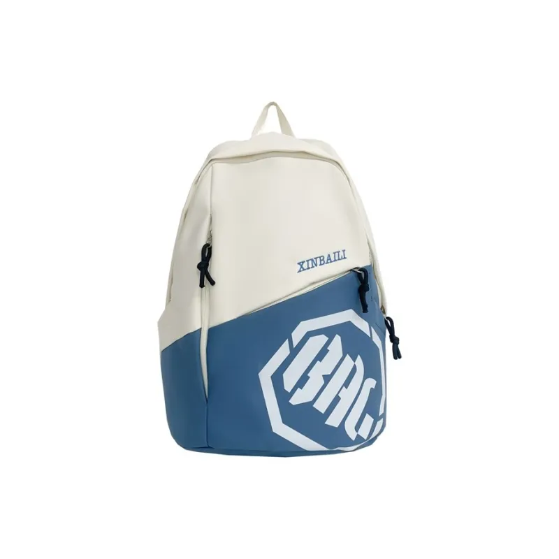 HCXK Composite Cloth Backpack Unisex Gray/Black/Red/Khaki/Blue-19