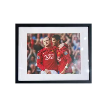 ICONS.com Manchester United Team Photo Outer Frame Size  38.6x48.6cm Men's