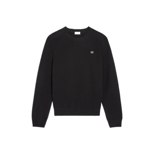 CELINE Triomphe Crew Neck Sweater In Wool And Cashmere
