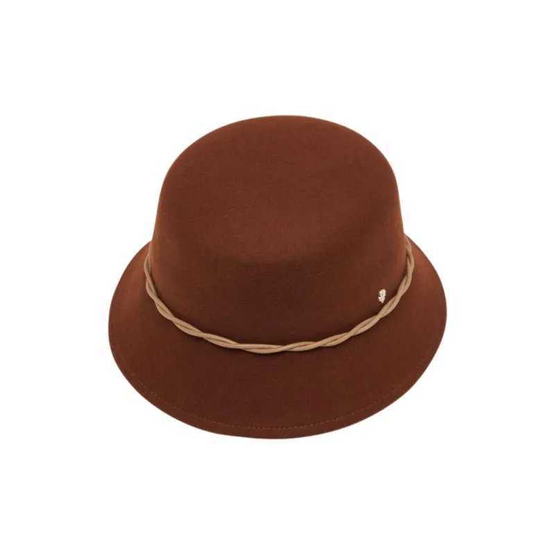 HELEN KAMINSKI Merino Wool, Cotton Nylon, Elastane, Wool Bucket Hats Women's Brown-3