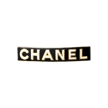 CHANEL Hair Clips Women's Black