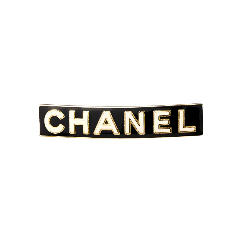 CHANEL Hair Clips Women's Black-0