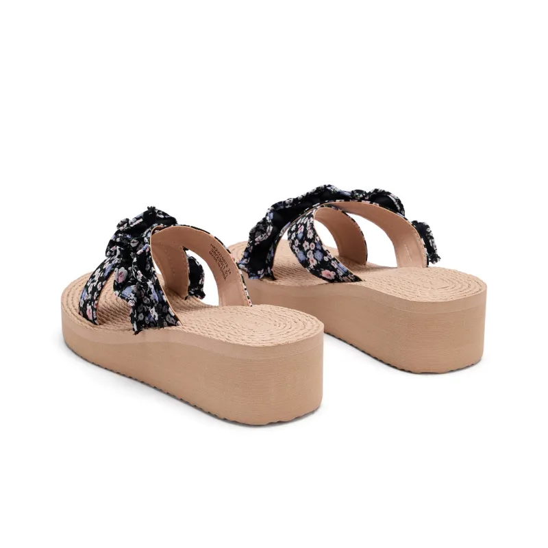 Hotwind Slide Slippers Women's Gray/Yellow/Yellow Green-2