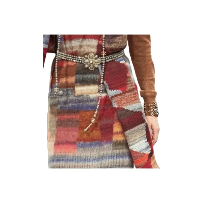 CHANEL 24 Fall And Winter Sleeveless Dress Women's Multicolor-2