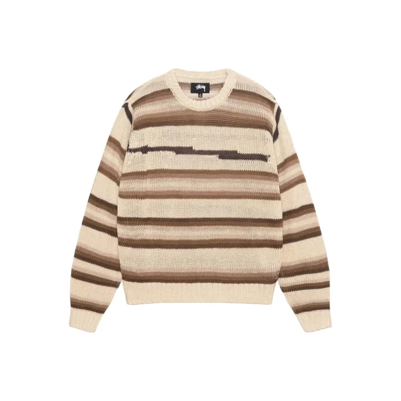Stussy Tonal Stripe Linen Sweater-0