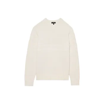 THEORY Cashmere Sweaters Men Ivory White
