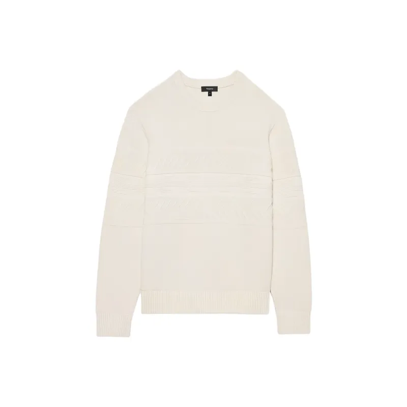 THEORY Cashmere Sweaters Men Ivory White-0