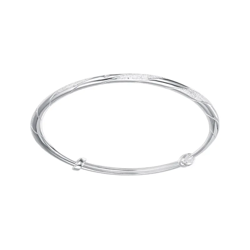 CHAOHONGJI 999 Fine Silver Bangles Women's-0