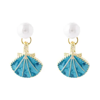 QIANFANGDAHUANGYE Oil Drip Earrings Women's