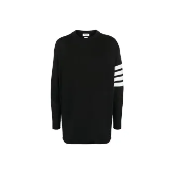 THOM BROWNE Fine knit 4 Bar Wool Jumper