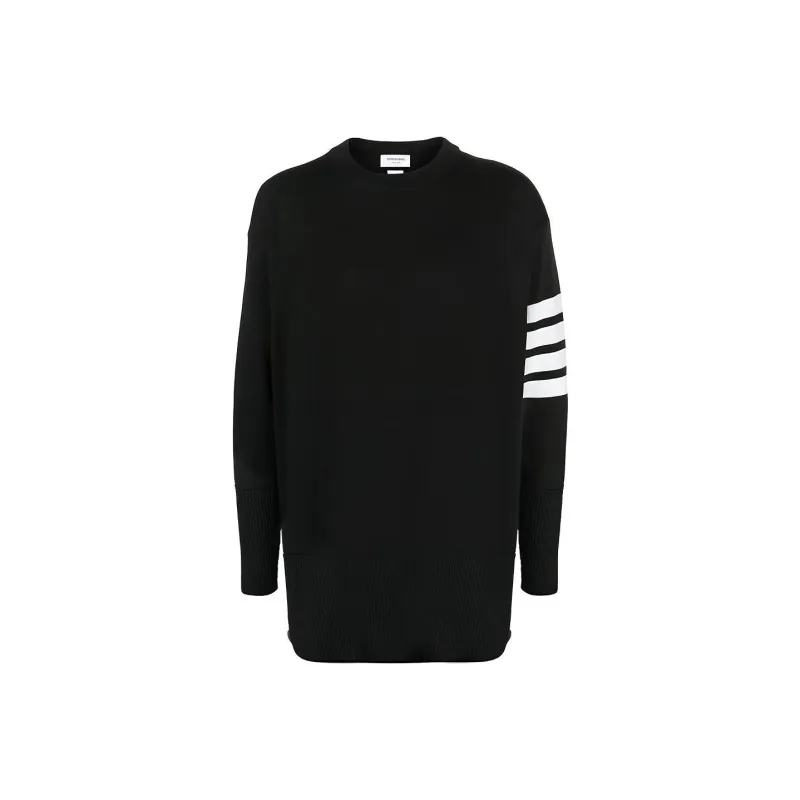 THOM BROWNE Fine knit 4 Bar Wool Jumper-0