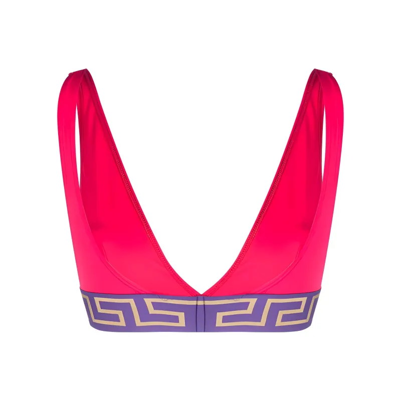 VERSACE Greca Border Bikini Top 'Multicolor'-1