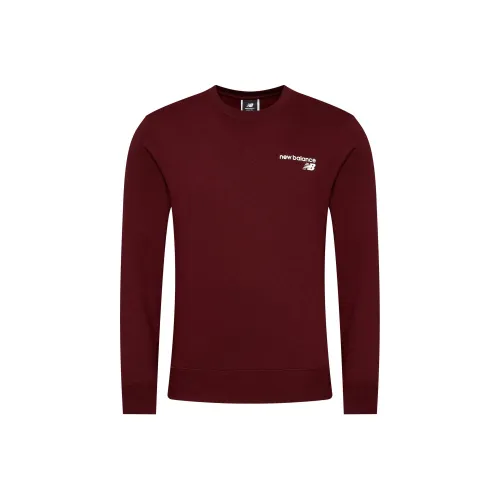 New Balance SS25 Sweatshirt Men's Blood Red