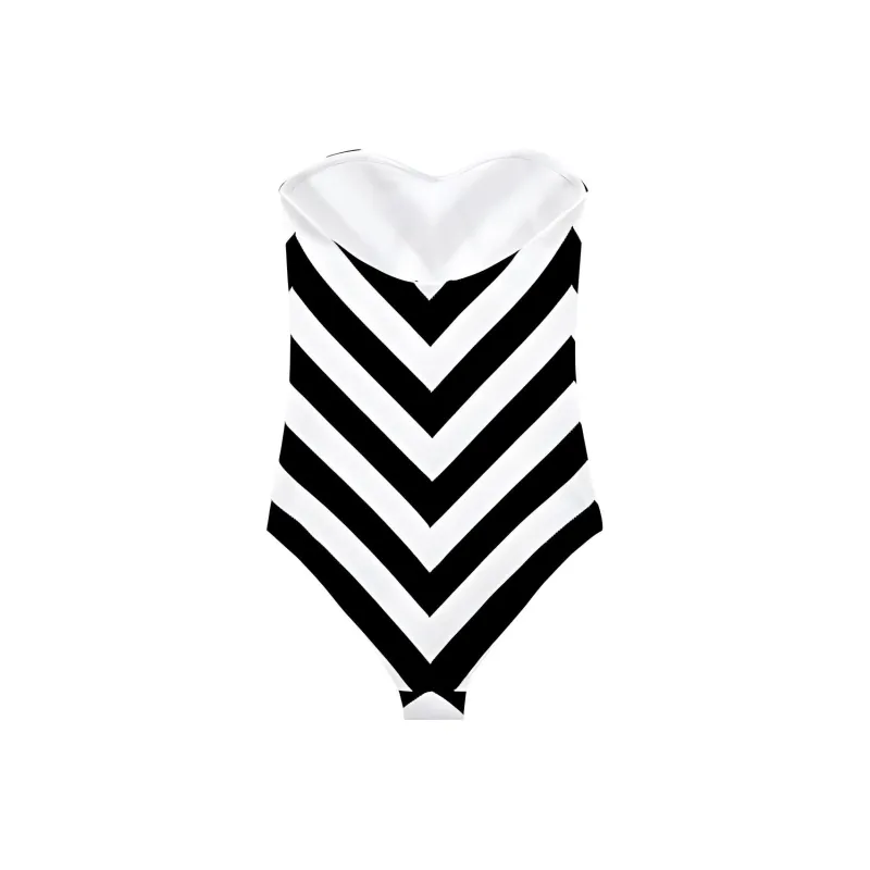Barbie X ZARA One-Piece Swimsuits Women's Black-1