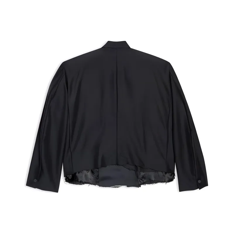Balenciaga Cropped Blazer 'Black'-1