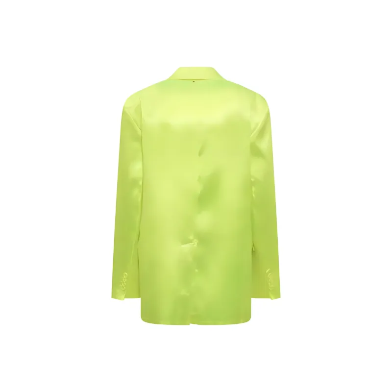 SportMax Duchess Satin Oversized Blazer-1