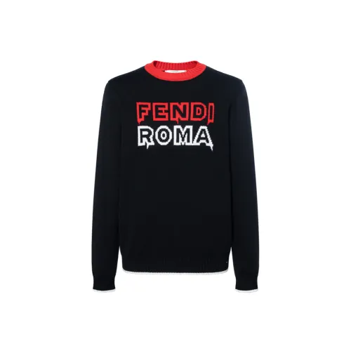 FENDI Fendi SS23 Lunar New Year Knitwear Men's Black