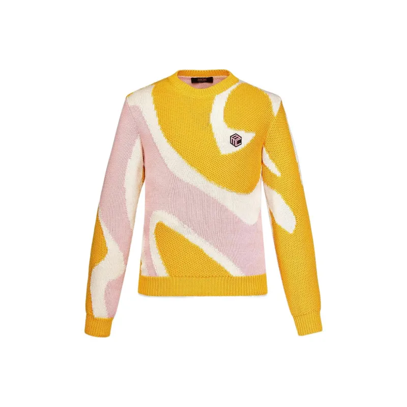 MCM Sweaters Men Yellow-0