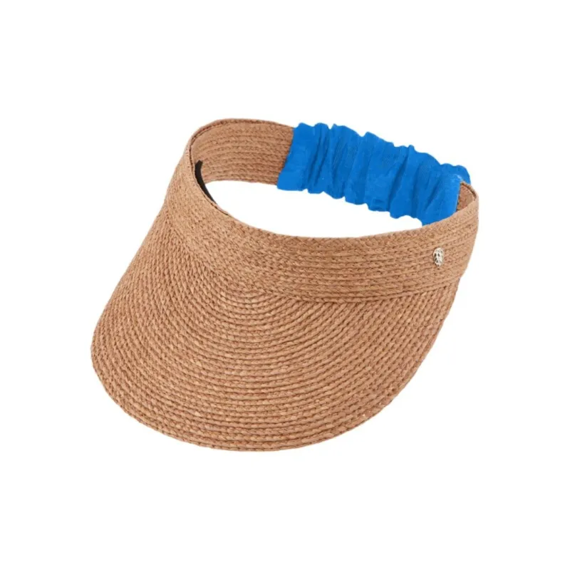 HELEN KAMINSKI Raffia, Rayon, Viscose, Nylon Sun Protection Hats Women's Blue-2