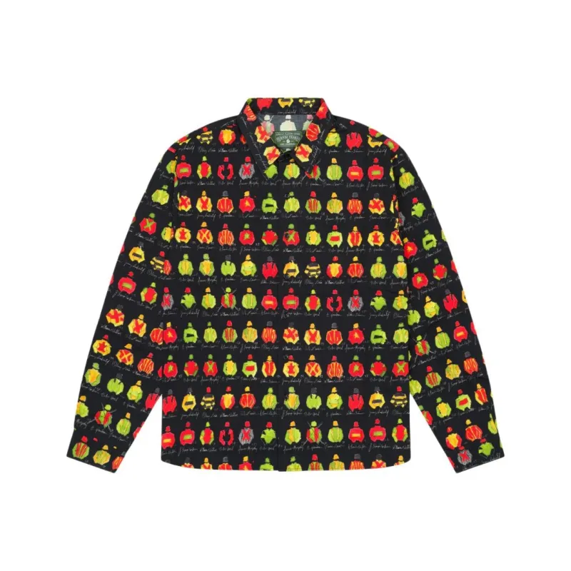 Denim Tears The Great Black Jockeys Series Shirt Unisex Black-0
