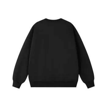 BaiYuan Trousers Sweatshirt Unisex Black