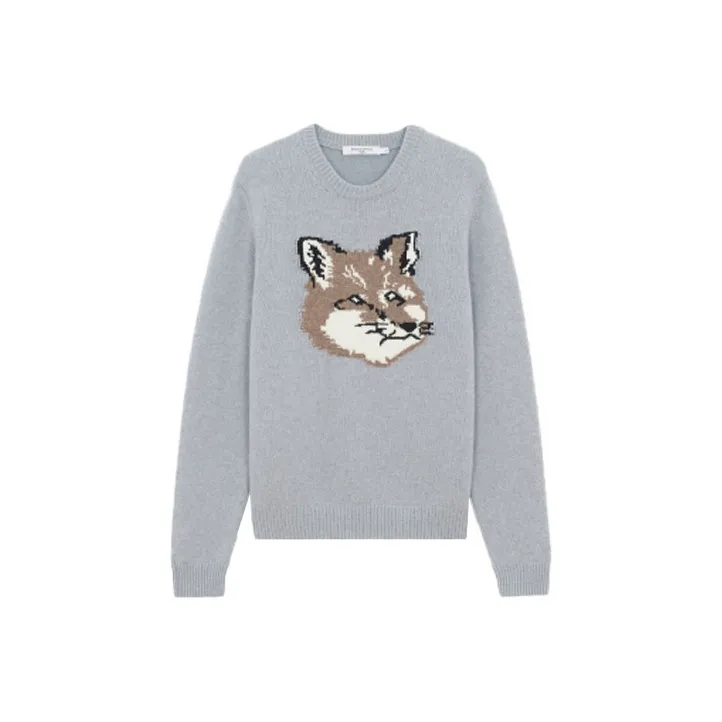 Maison Kitsune Sweaters Men Gray-0