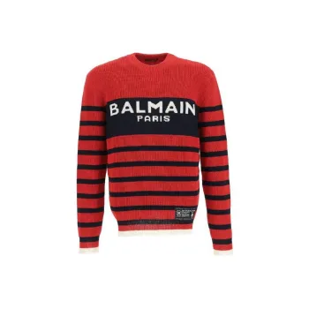 BALMAIN Sweaters Men Red