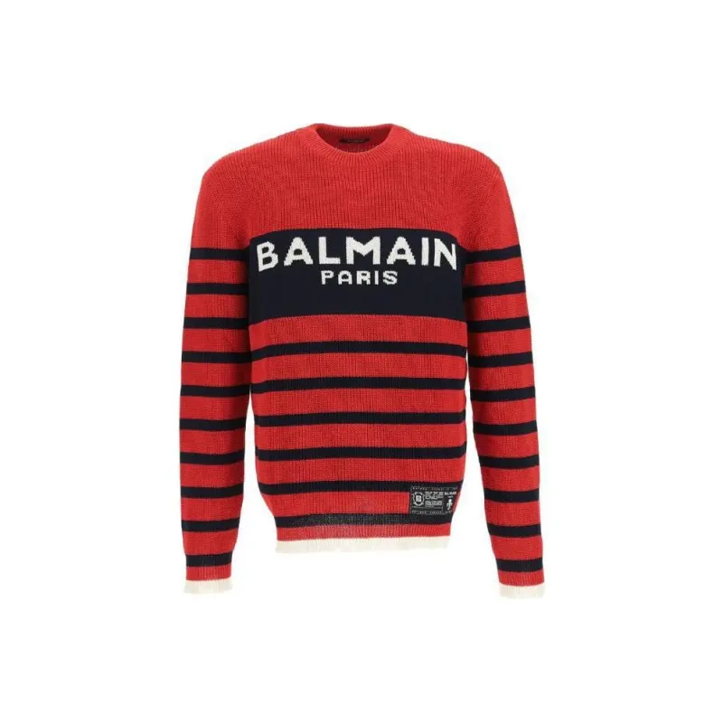 BALMAIN Sweaters Men Red-0