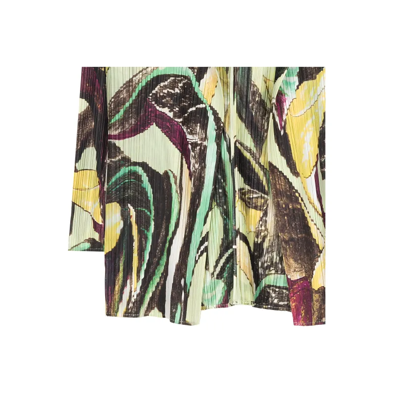 PLEATS PLEASE ISSEY MIYAKE Graphic print Pleated Jacket-6