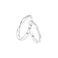 Mobius Loop Couple Rings