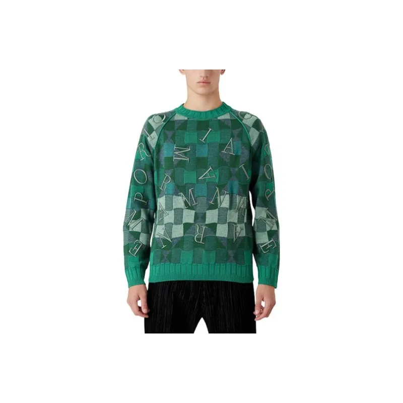 EMPORIO ARMANI Sweaters Men Green-0
