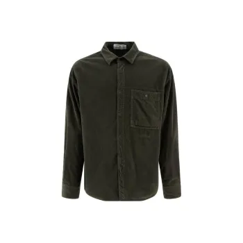 STONE ISLAND Chest Pocket Corduroy Shirt