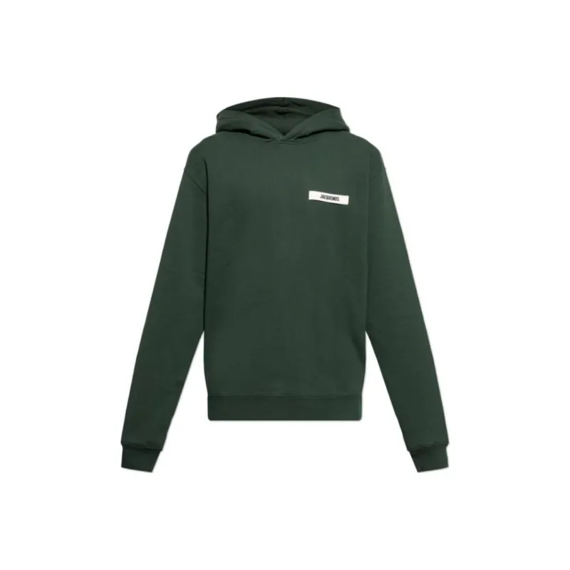 Jacquemus Logo Patch Long Sleeved Hoodie-0