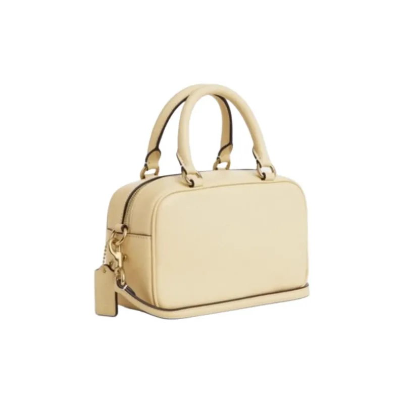 COACH SATCHEL Cow Leather Shoulder Bag, Crossbody Bag, Handbag Trumpets Women's Moonlight-1