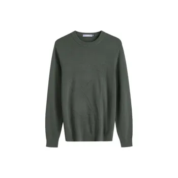 GOLDLION Sweater Men's Dark Gray Green