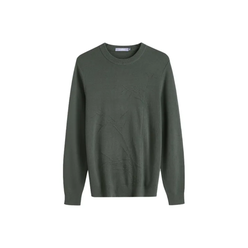 GOLDLION Sweater Men's Dark Gray Green-0
