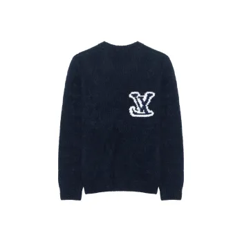 LOUIS VUITTON Lv Intarsia Crewneck