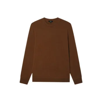 THEORY Cashmere Sweaters Men Red Brown