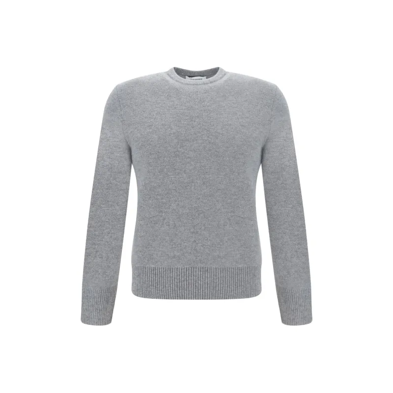 THOM BROWNE Rwb Stripe V Neck Knitted Cardigan-0