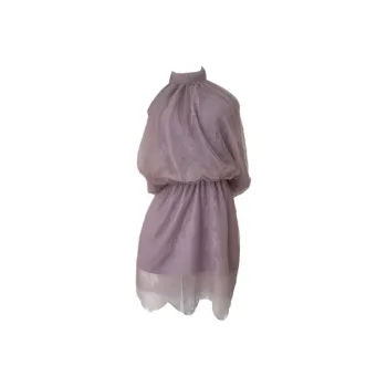 Fashion Sleeveless Dress Women's Dreamy Purple