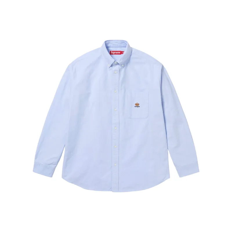 Supreme Loose Fit Flannel Oxford Shirt-0