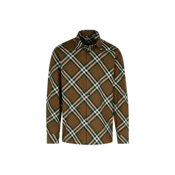 Burberry Checked Long Sleeved Shirt
