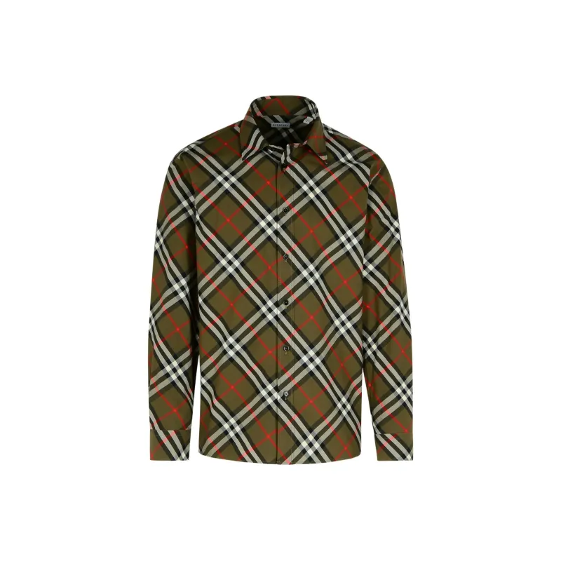Burberry Checked Long Sleeved Shirt-0