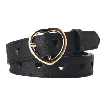 JEANSWEST PU Leather Belts Women's 2.4CM