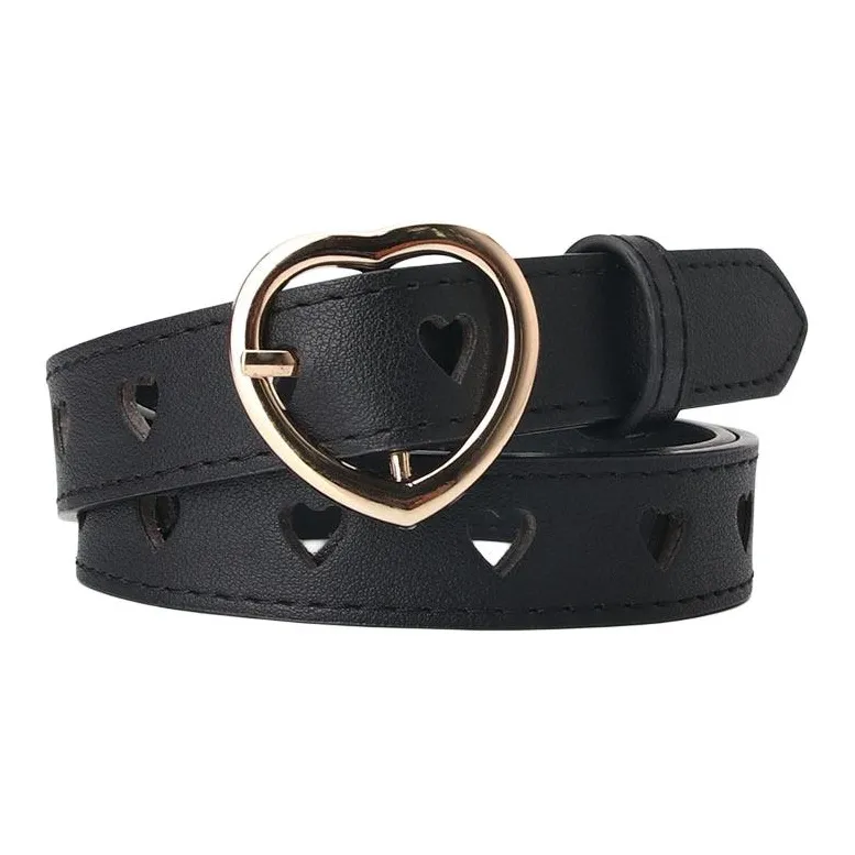 JEANSWEST PU Leather Belts Women's 2.4CM-0