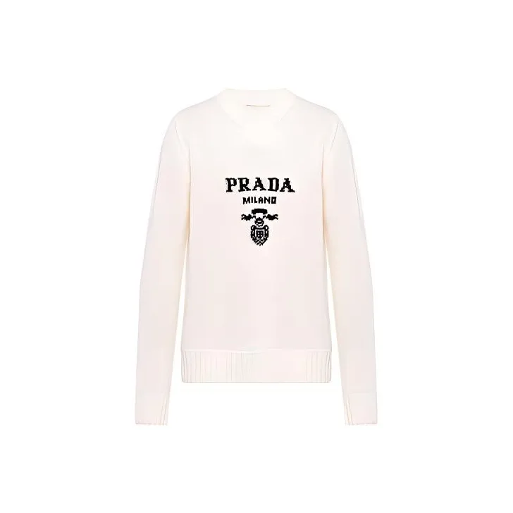 PRADA Cashmere Sweaters Men White-0