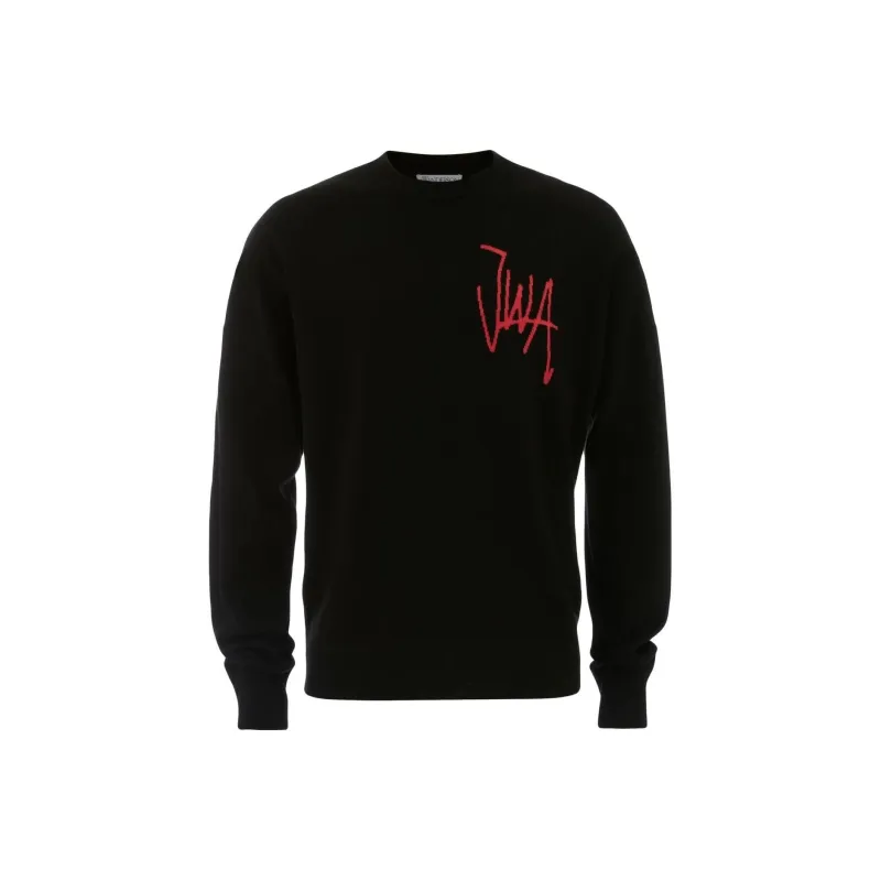 JW Anderson Logo Intarsia Knitted Jumper-0