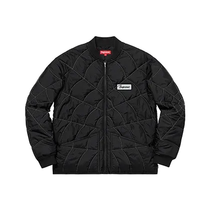 Supreme Spider Web Quilted Work Jacket