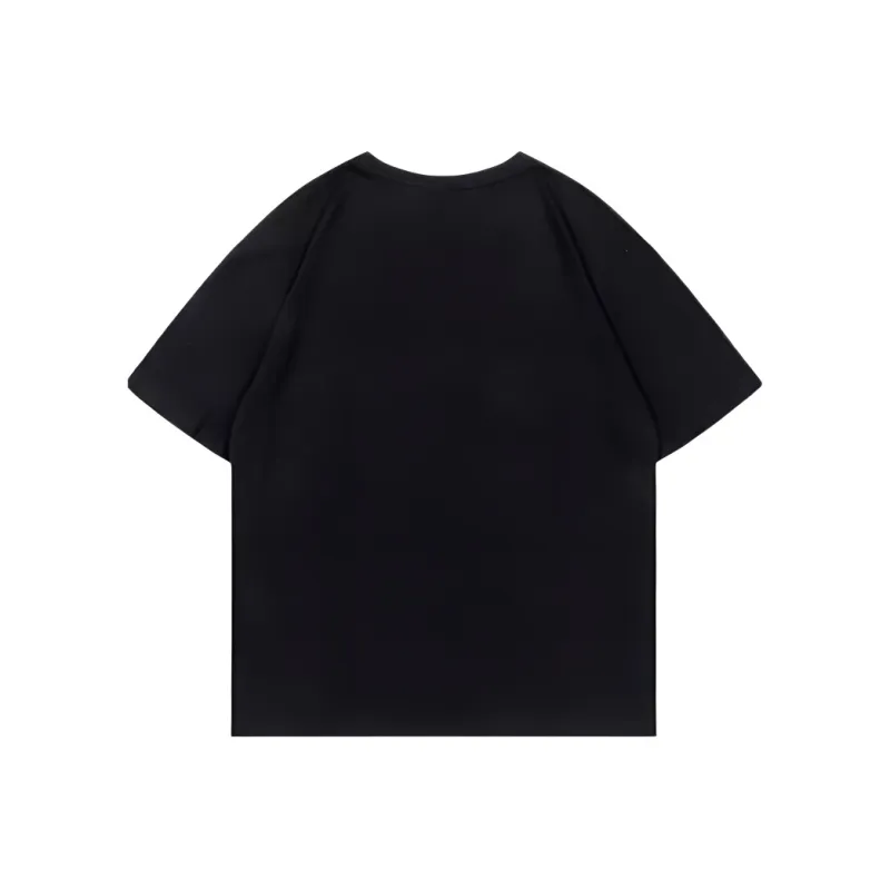 ABCMININ Summer T Shirt Unisex Black-0