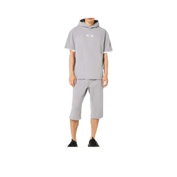 Oakley Enhance LT Fleece SS Sweatshirt Men's Gray White